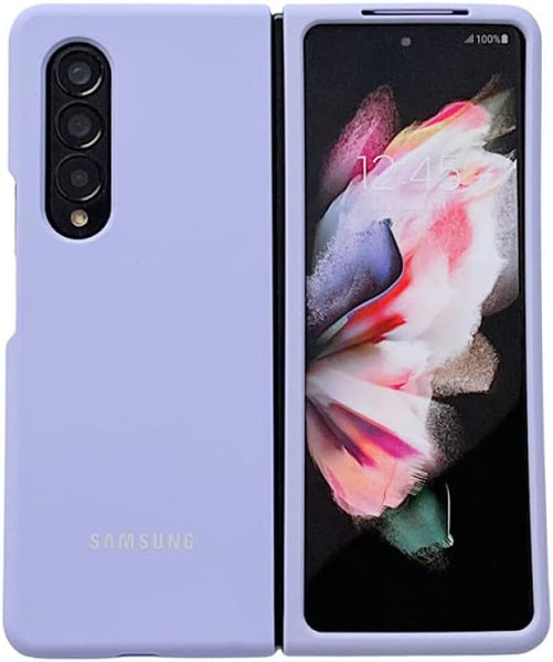 Purple Original Silicone case for Samsung Z Fold 2 5G - The Hatke