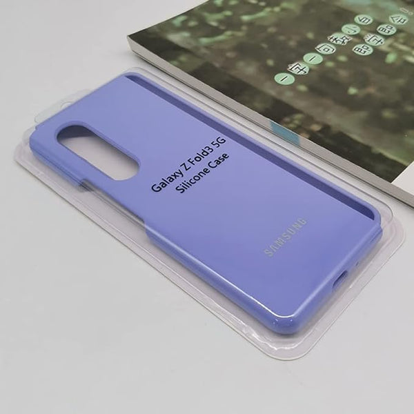 Purple Original Silicone case for Samsung Z Fold 5G - The Hatke
