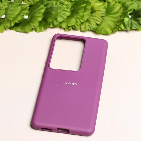 Purple Original Silicone case for Vivo V29 5G - The Hatke