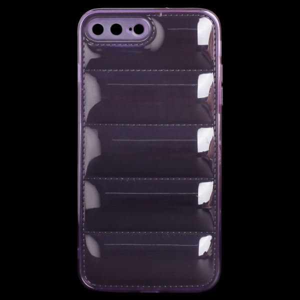 Purple Puffon silicone case for Apple iPhone 7 Plus - The Hatke
