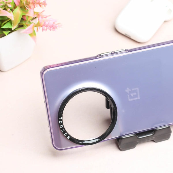 Purple Rgiem Slim Slicone Non-Yellowing Protective Case for Oneplus 11R - The Hatke