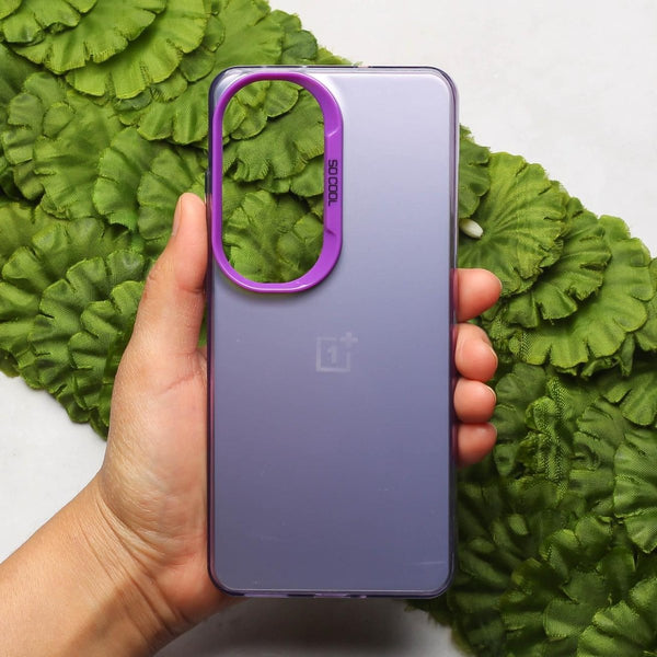 Purple Rgiem Slim Slicone Non-Yellowing Protective Case for Oneplus Nord CE 3 LITE - The Hatke