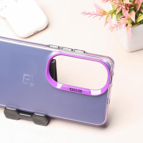 Purple Rgiem Slim Slicone Non-Yellowing Protective Case for Oneplus Nord CE 3 LITE - The Hatke