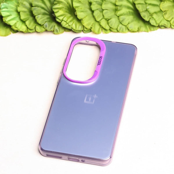 Purple Rgiem Slim Slicone Non-Yellowing Protective Case for Oneplus Nord CE 3 LITE - The Hatke