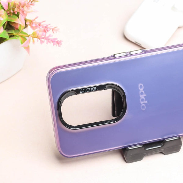 Purple Rgiem Slim Slicone Non-Yellowing Protective Case for Oppo A5 2020 - The Hatke