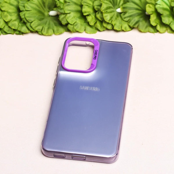 Purple Rgiem Slim Slicone Non-Yellowing Protective Case for Samsung S23 Fe - The Hatke