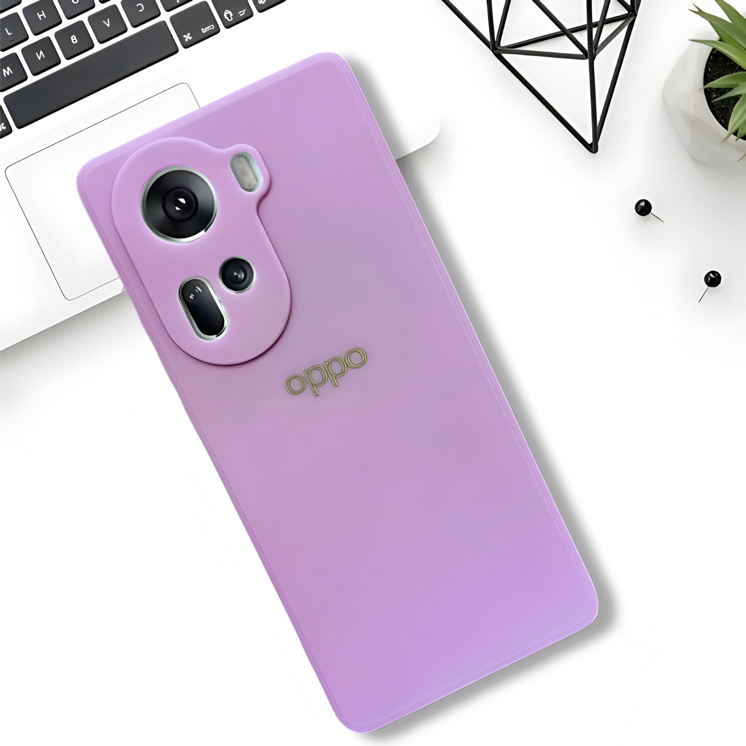 Purple Candy Silicone Case for Oppo Reno 11