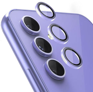 Purple Metallic camera ring lens guard for Samsung A34 5G