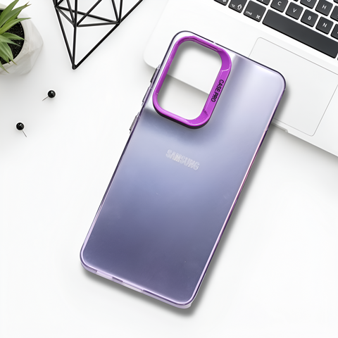 Purple Rgiem Slim Slicone Non-Yellowing Protective Case for Samsung A34