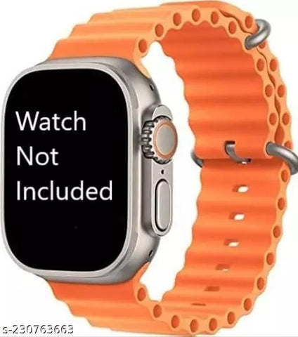 Orange Ocean Loop Watch Strap For apple For Apple Iwatch (22mm)