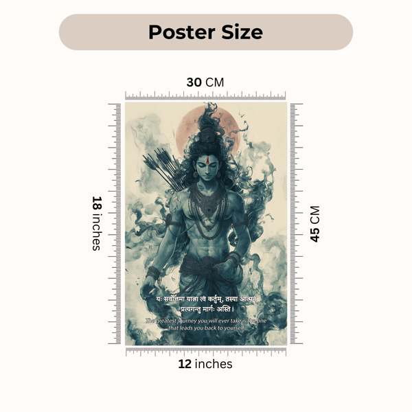 Ram Ji Combo Poster ( Set of 6 Posters ) - The Hatke