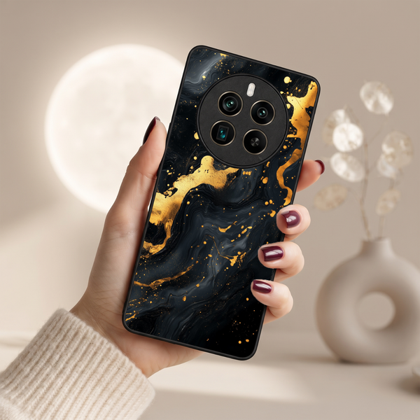 Black Gold Blaze MB Case for Realme 12 Pro
