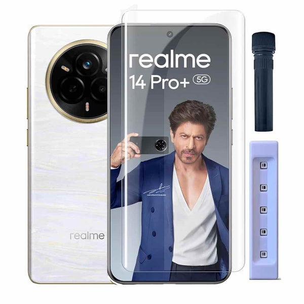 Premium UV Tempered Glass Screen Protector For Realme 14 pro plus
