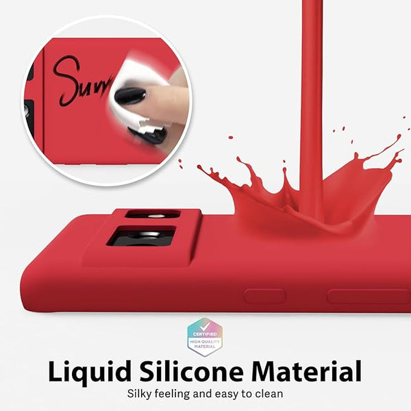 Red Camera Original Silicone case for Google Pixel 6 - The Hatke