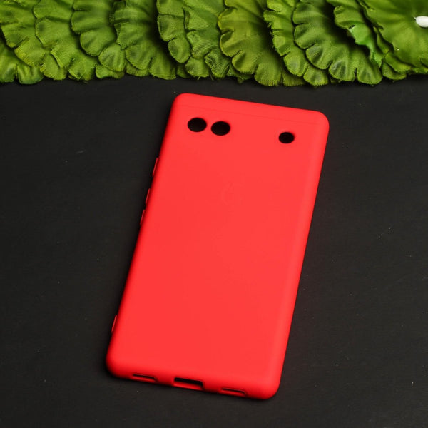 Red Camera Original Silicone case for Google Pixel 6A - The Hatke