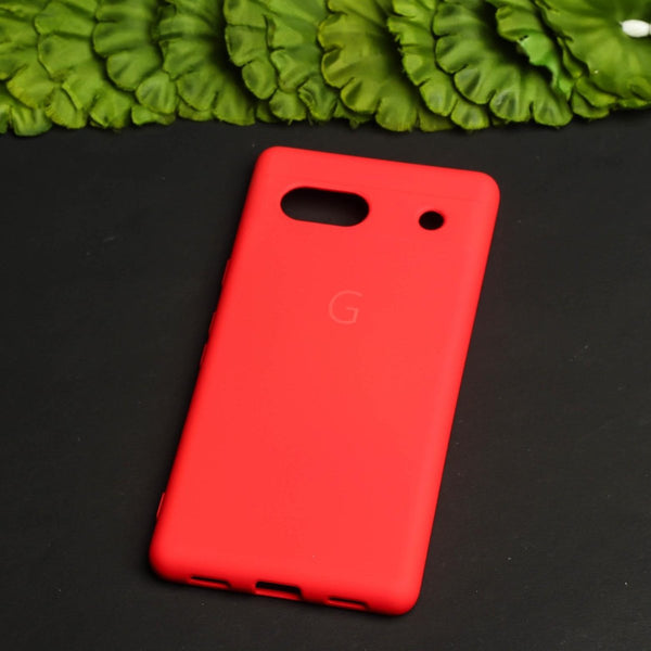 Red Camera Original Silicone case for Google Pixel 7A - The Hatke