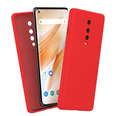 Red Camera Original Silicone case for Oneplus 8 - The Hatke