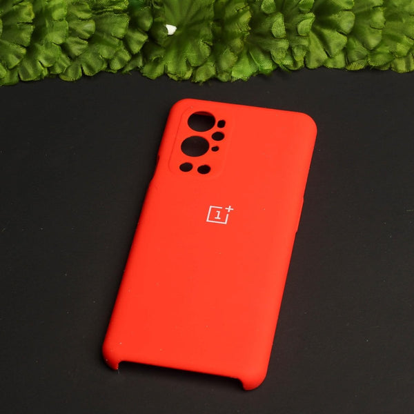 Red Camera Original Silicone Case for Oneplus 9 Pro - The Hatke