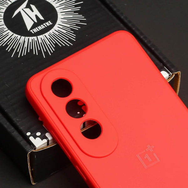 Red Candy Silicone Case for Oneplus Nord CE 4 - The Hatke