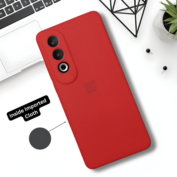 Red Candy Silicone Case for Oneplus Nord CE 4 - The Hatke
