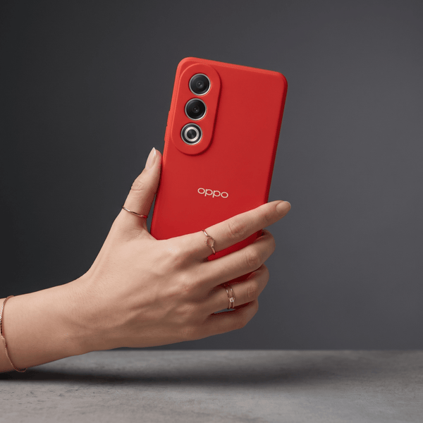Red Candy Silicone Case for Oppo A3 Pro - The Hatke