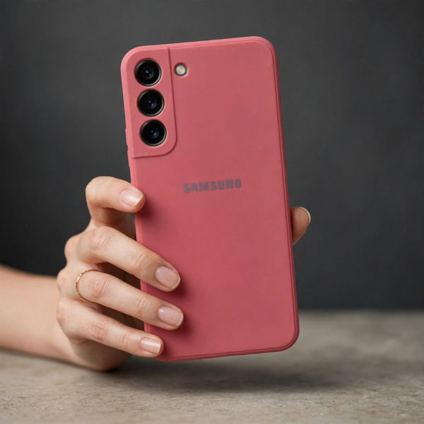 Red Candy Silicone Case for Samsung S22 Plus - The Hatke