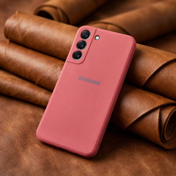 Red Candy Silicone Case for Samsung S22 Plus - The Hatke