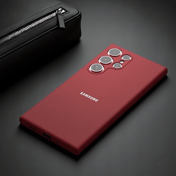 Red Candy Silicone Case for Samsung S25 Ultra - The Hatke