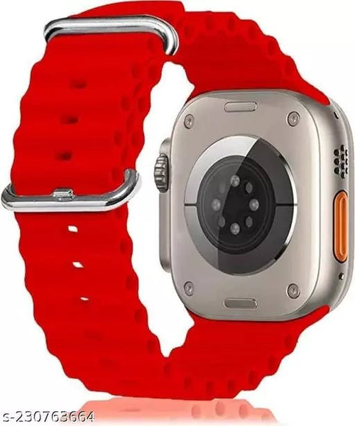 Red Ocean Loop Watch Strap For apple For Apple Watch SERIES 6 (42mm/44mm/45mm/46mm/49mm) - The Hatke