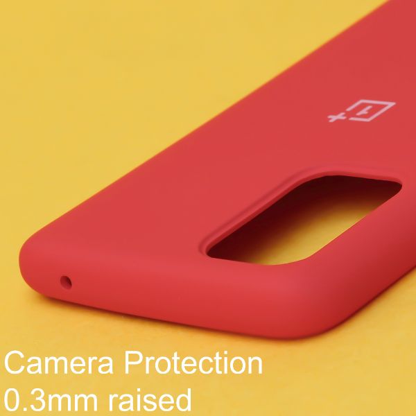 Red Original Silicone case for Oneplus Nord 2T - The Hatke