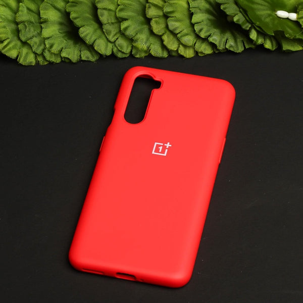 Red Original Silicone case for Oneplus Nord - The Hatke