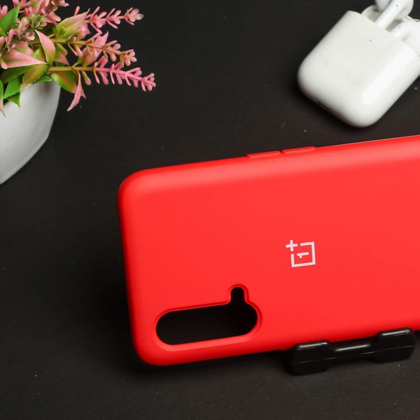 Red Original Silicone case for Oneplus Nord CE - The Hatke