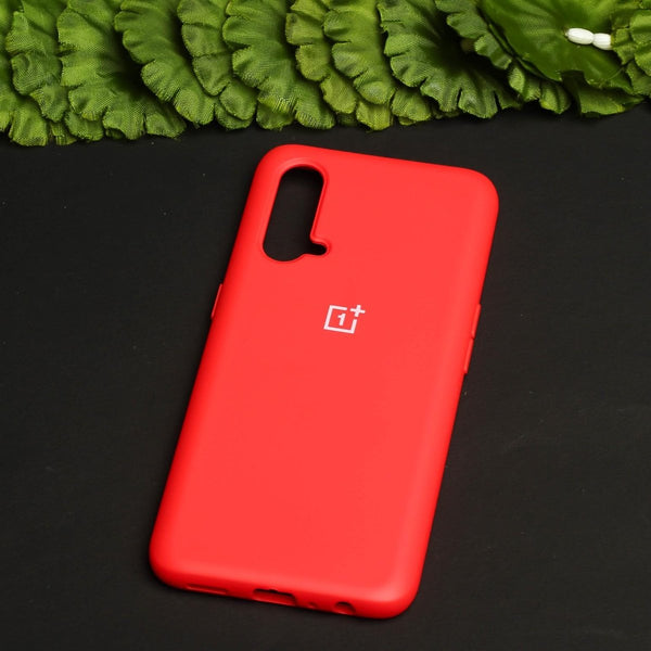 Red Original Silicone case for Oneplus Nord CE - The Hatke