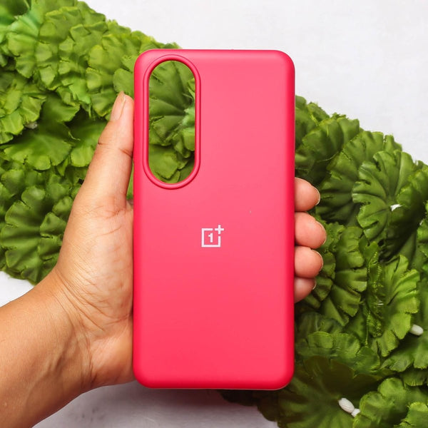 Red Original Silicone Case for Oneplus Nord CE 4 - The Hatke