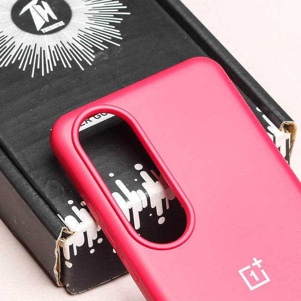 Red Original Silicone Case for Oneplus Nord CE 4 - The Hatke