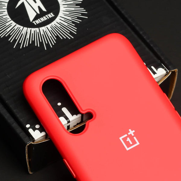 Red Original Silicone case for Oneplus Nord CE - The Hatke