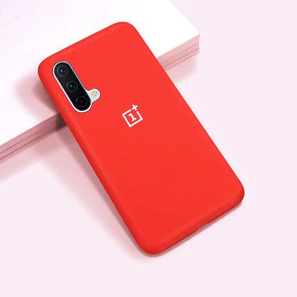 Red Original Silicone case for Oneplus Nord CE - The Hatke