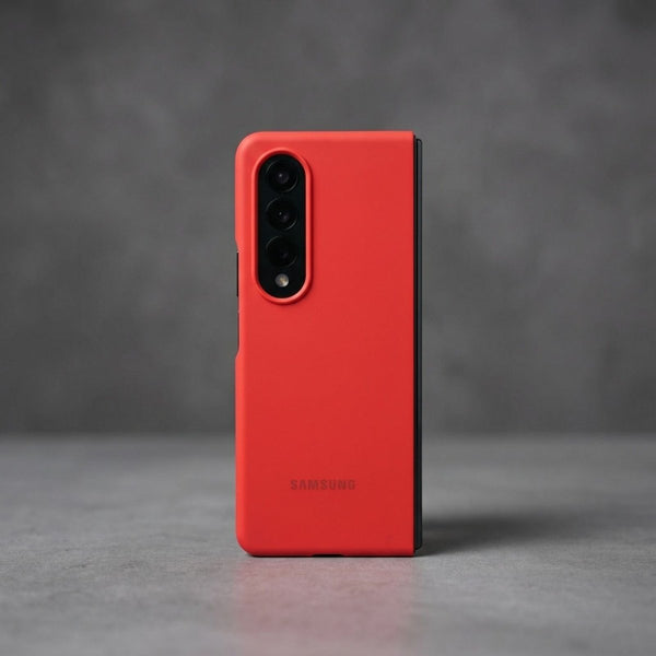 Red Original Silicone case for Samsung Z Fold 3 5G - The Hatke