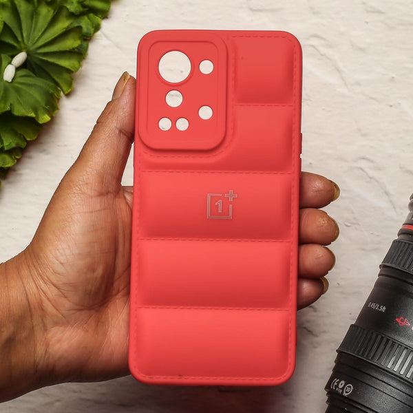 Red Puffon silicone case for Oneplus Nord 2T - The Hatke