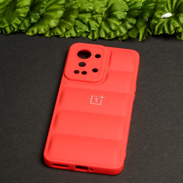 Red Puffon silicone case for Oneplus Nord 2T - The Hatke