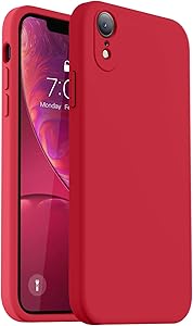 Red Original Camera Silicone Case for Apple Iphone XR