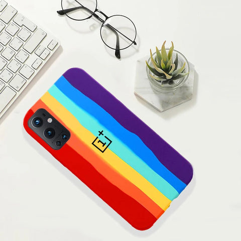 Rainbow Silicone Case for Oneplus 9 Pro