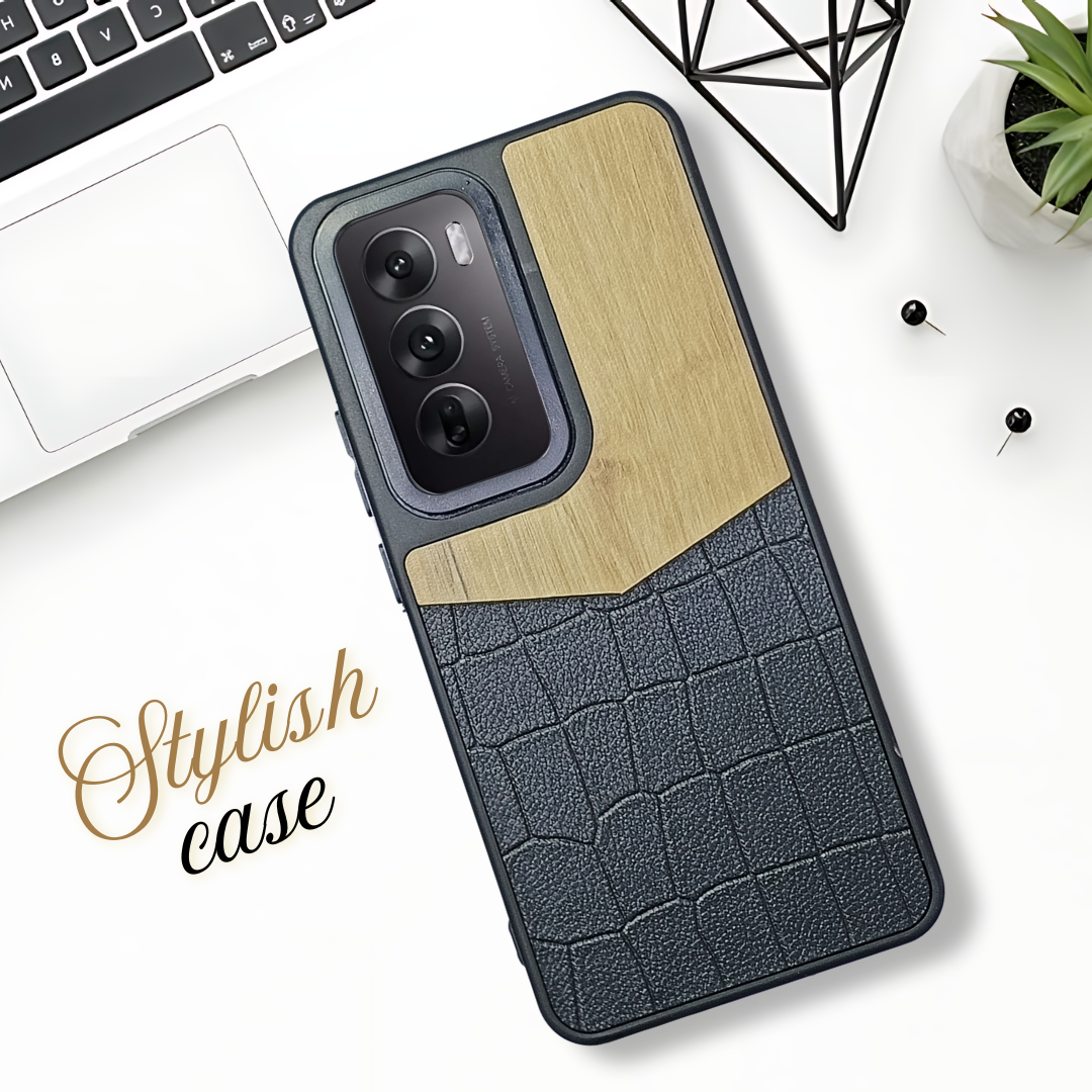 WoodTouch Cream Case for Oppo Reno 12 Pro