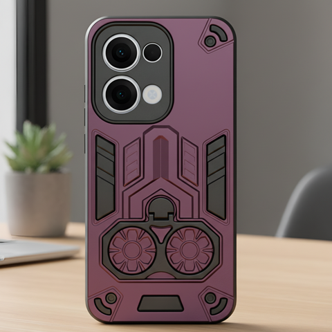 Mehroon Cycle Armor Silicone Case for Oppo Reno 13