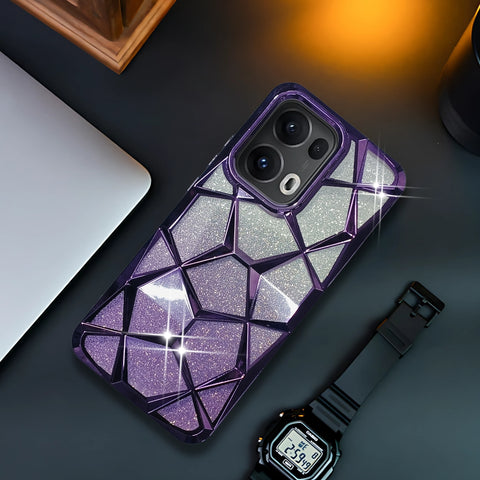 Dazzle Purple Silicone case for Oppo Reno 13