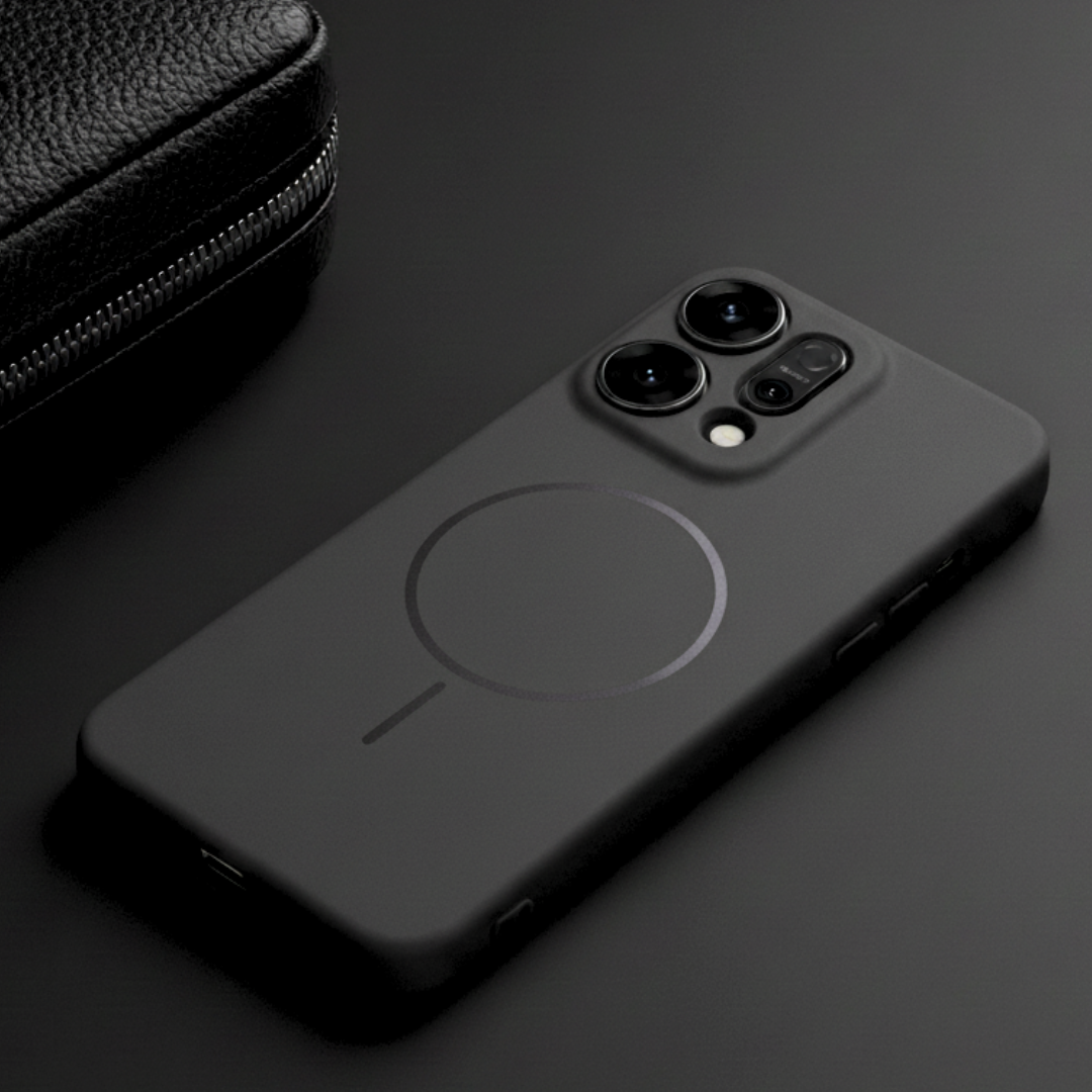 CAVEN Black Silicone case for Oppo Reno 14