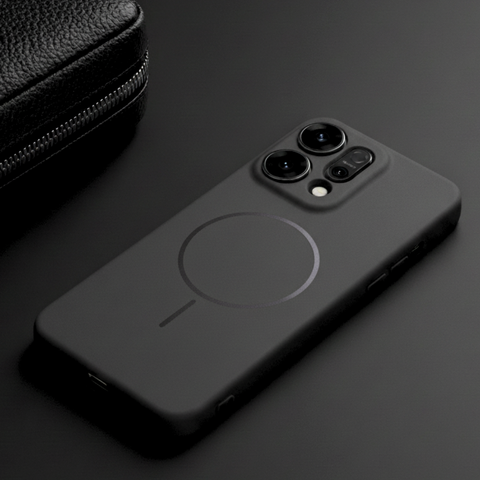 CAVEN Black Silicone case for Oppo Reno 14