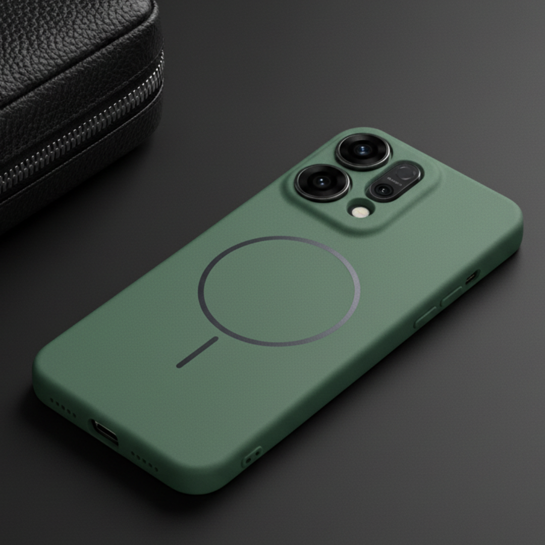 CAVEN Dark Green Silicone case for Oppo Reno 14