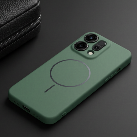 CAVEN Dark Green Silicone case for Oppo Reno 14