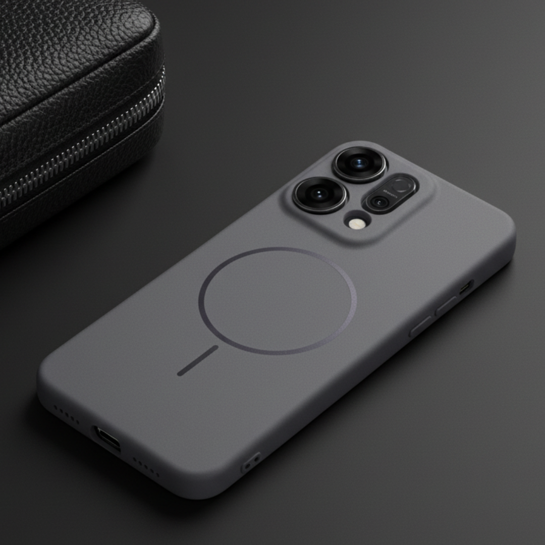 CAVEN Grey Silicone case for Oppo Reno 14